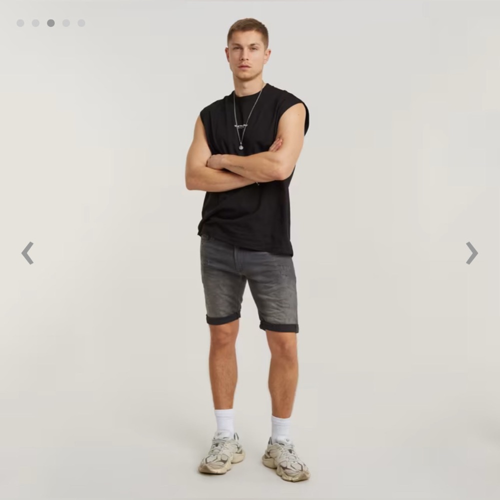 G-Star Raw 3301 Slim Denim Shorts - Picture 4 of 11